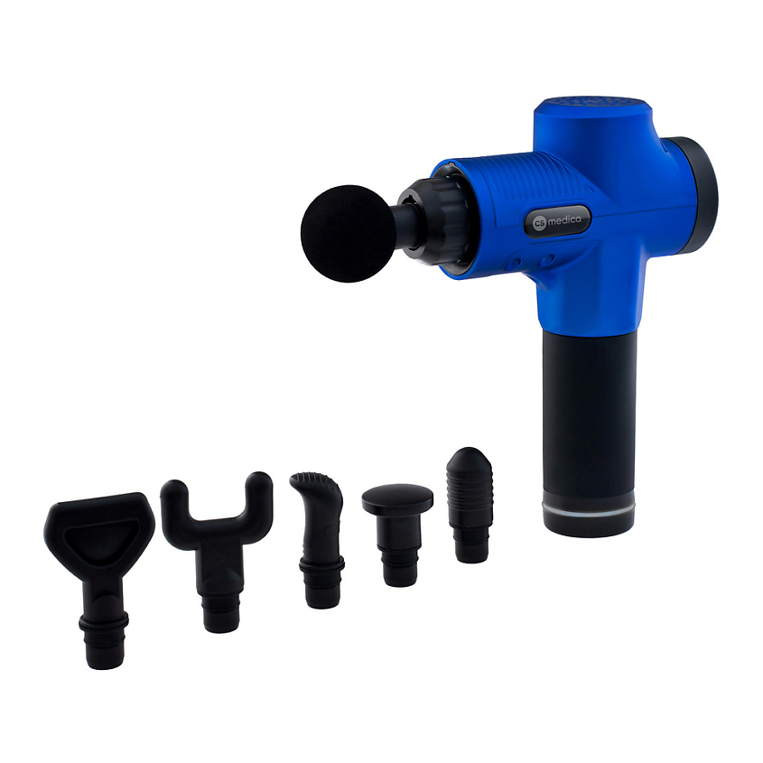 CS MEDICA Массажер перкуссионный для тела VibraPulsar CS-v15 REVOLT Massage Gun blue – фото 7