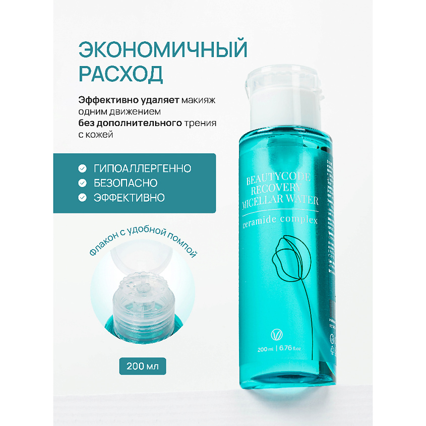 BEAUTY365 Мицеллярная вода с церамидами “Мягкое очищение и укрепление кожного барьера" – фото 9
