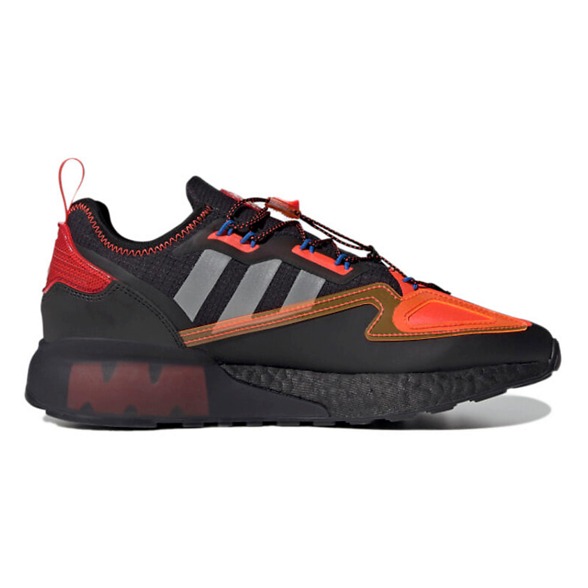 ADIDAS ORIGINAL Кроссовки Zx 2K Boost Core Black Solar Red – фото 2