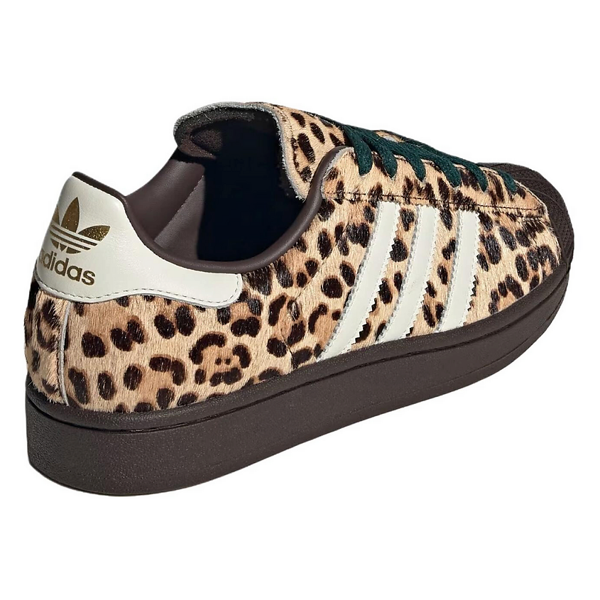 ADIDAS ORIGINAL Кроссовки женские Superstar Wmns 2 'Leopard Dark Brown Ivory' – фото 3