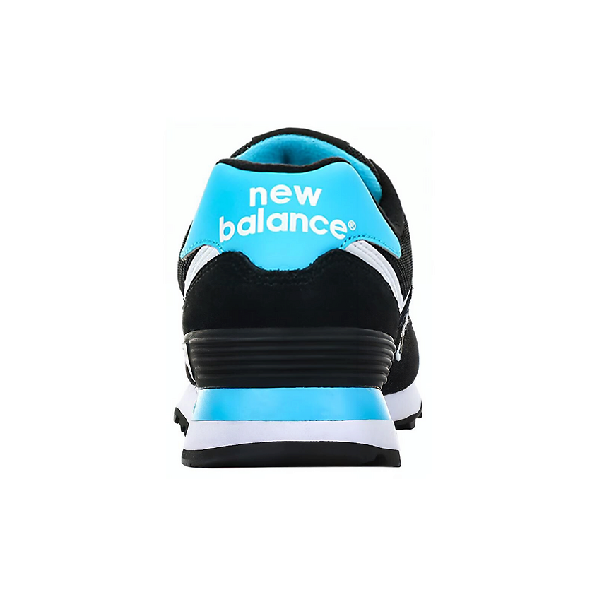 NEW BALANCE Кроссовки 574 Series Low Top Black/Blue – фото 4