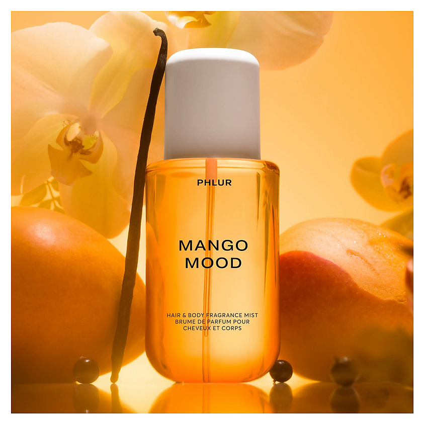 PHLUR Парфюмированный спрей Mango Mood Body Mist, 88 мл – фото 3