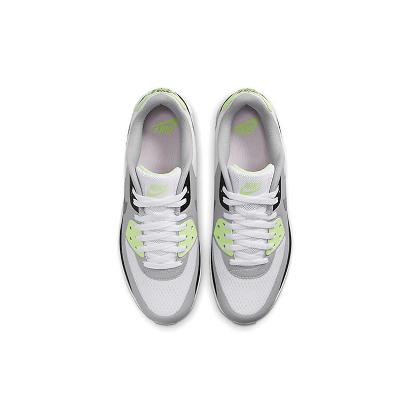 NIKE Кроссовки Air Max 90 Golf White Particle Grey Barely Volt – фото 4