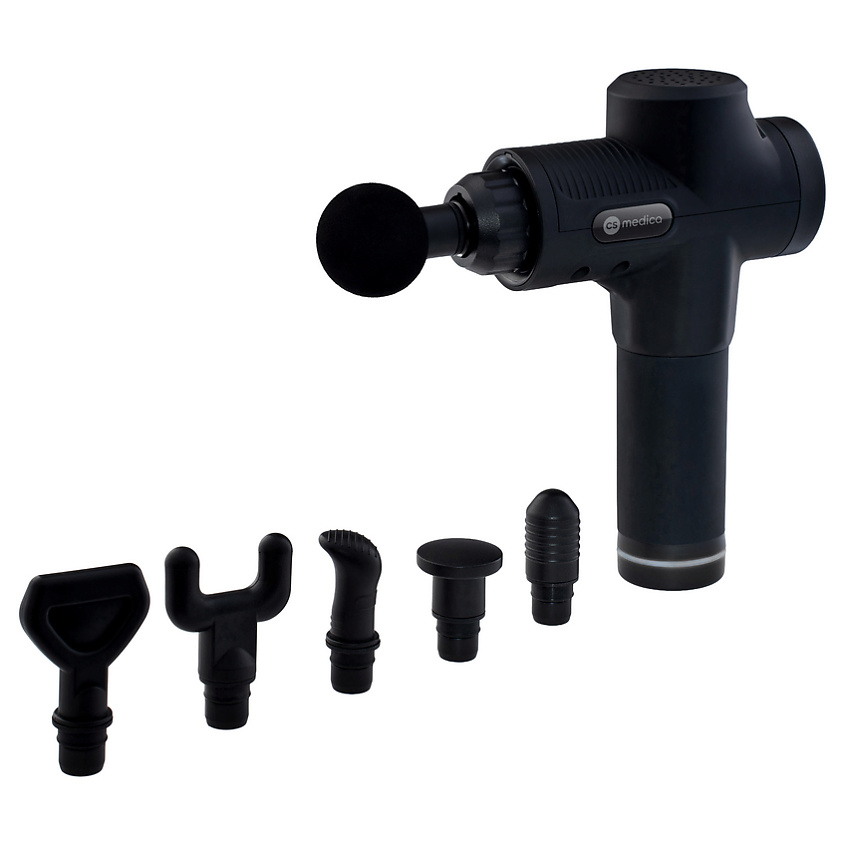 CS MEDICA Массажер перкуссионный для тела VibraPulsar CS-v15 REVOLT Massage Gun black – фото 7
