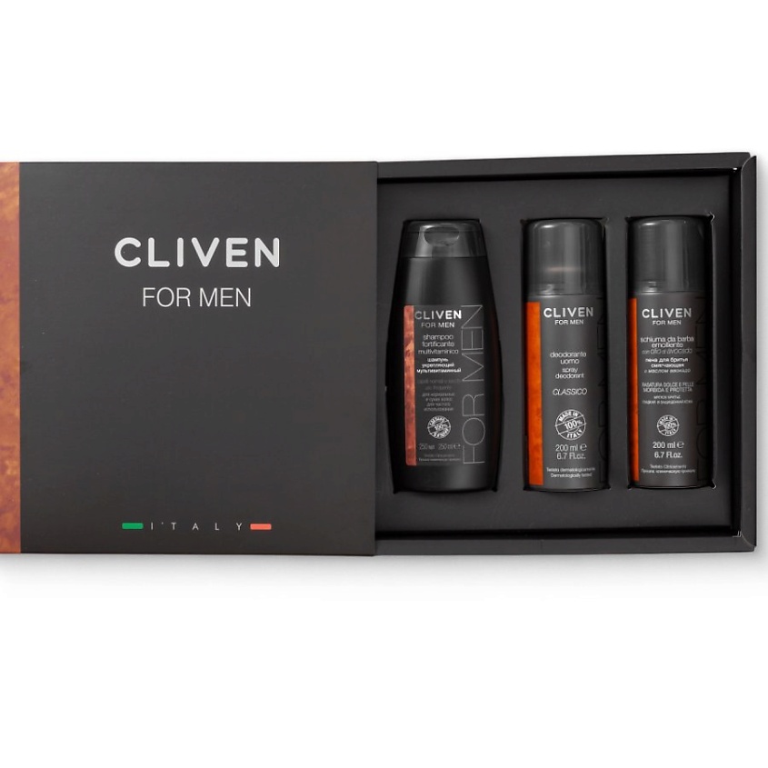 CLIVEN Подарочный мужской набор косметики для волос, тела и лица – фото 3