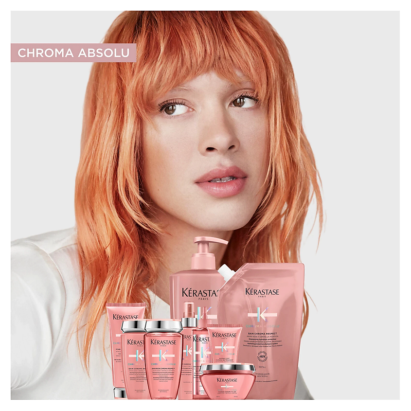 KERASTASE Шампунь для окрашенных волос Chroma Absolu. Сменный блок (рефилл) – фото 3