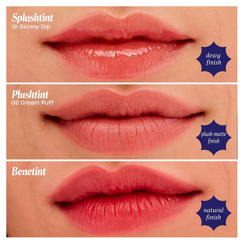 BENEFIT Матовый тинт для губ и щёк Plushtint – фото 6