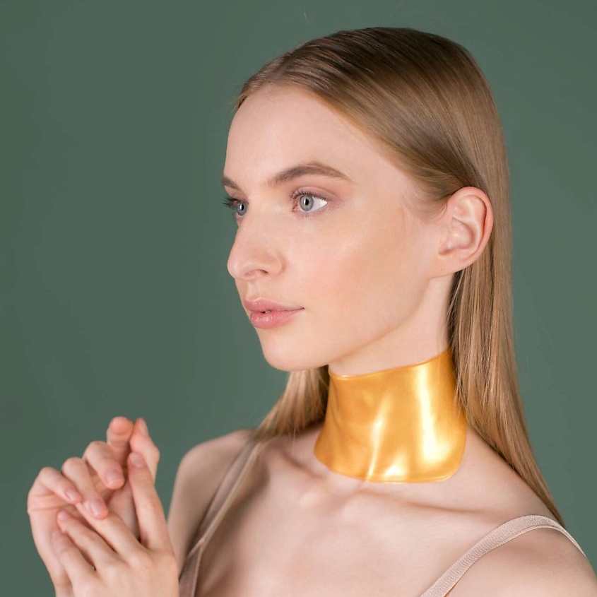 GLOW 24K GOLD CARE Маска (патчи) для шеи – фото 5