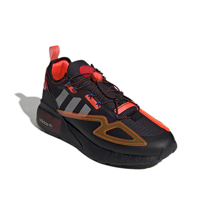 ADIDAS ORIGINAL Кроссовки Zx 2K Boost Core Black Solar Red – фото 3