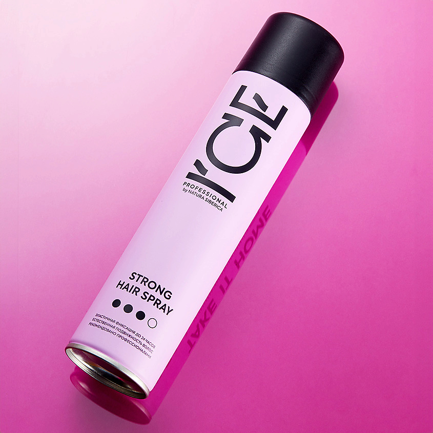 ICE by NATURA SIBERICA Лак для волос сильной фиксации Strong Hair Spray – фото 3