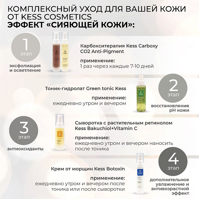 KESS Крем с пептидами для лица и век антивозрастной – фото 5