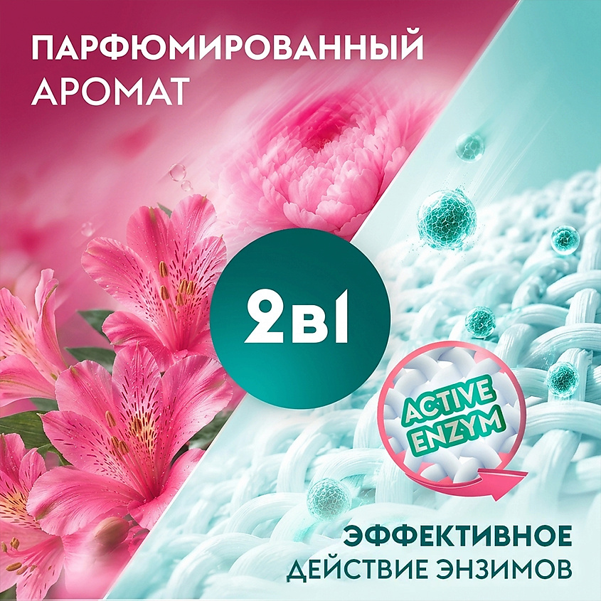 AROMA WASH Гель для стирки, жидкий порошок с пятновыводителем 2 в 1  "Wild Fire", 169 стирок – фото 3