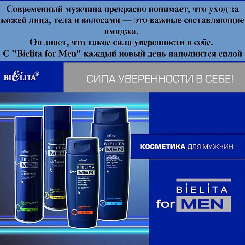 БЕЛИТА Гель после бритья For Men – фото 9