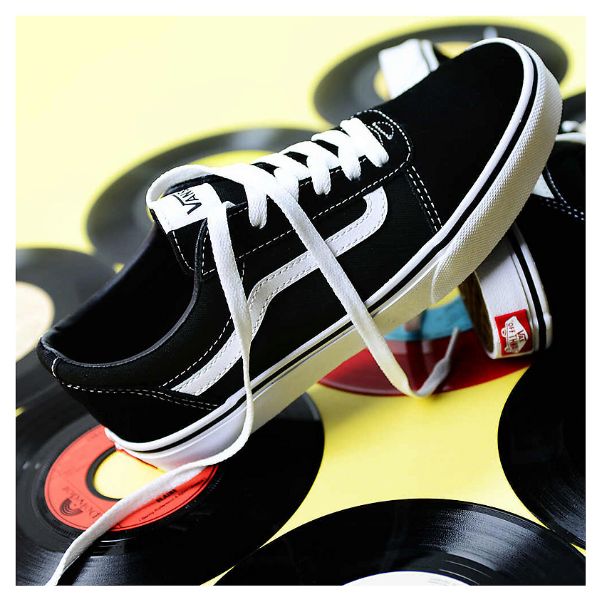 VANS Кроссовки подростковые для повседневной носки YT Ward, цвет: Черный, размер: 31.0 – фото 3