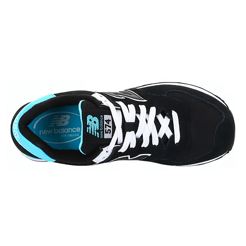 NEW BALANCE Кроссовки 574 Series Low Top Black/Blue – фото 3