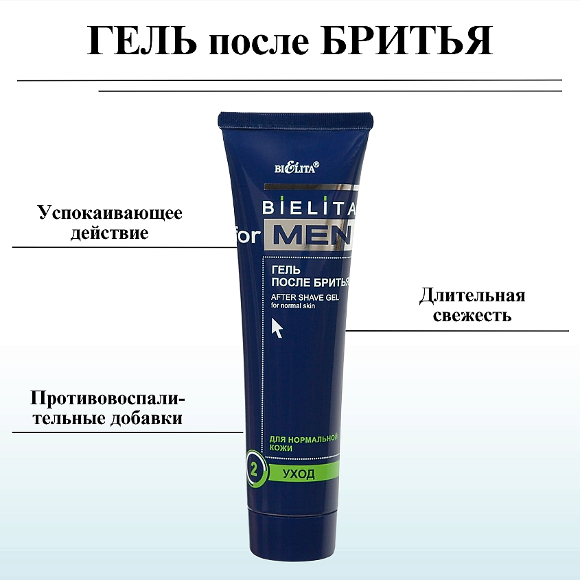 БЕЛИТА Гель после бритья For Men – фото 3