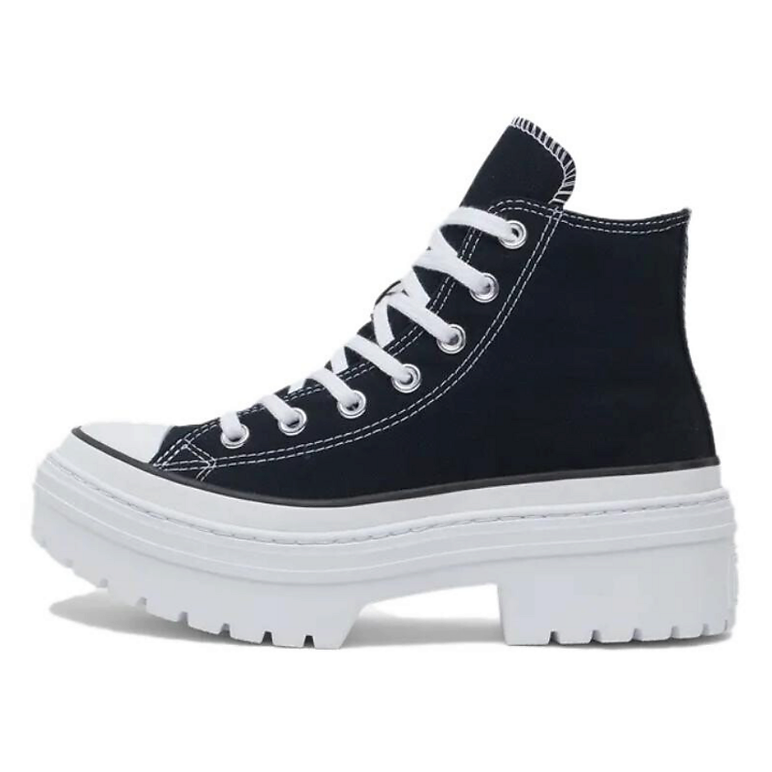 CONVERSE Кроссовки Women's Chuck Taylor All Star Lugged Heel Platform High 'Black White' Women's – фото 2
