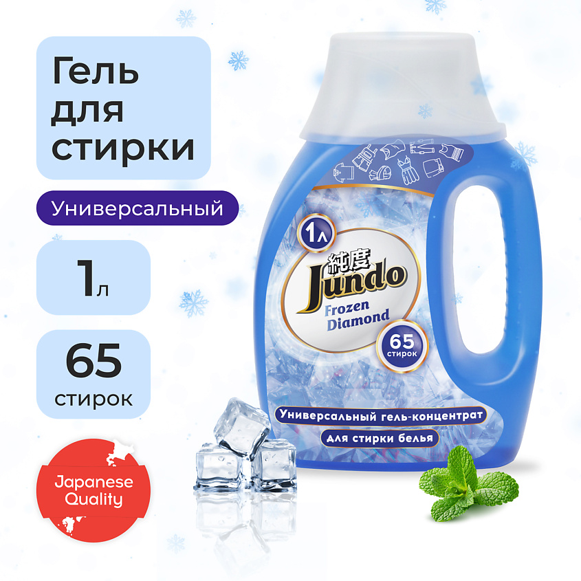JUNDO Премиум Гель для ежедневной стирки всех типов белья – фото 3