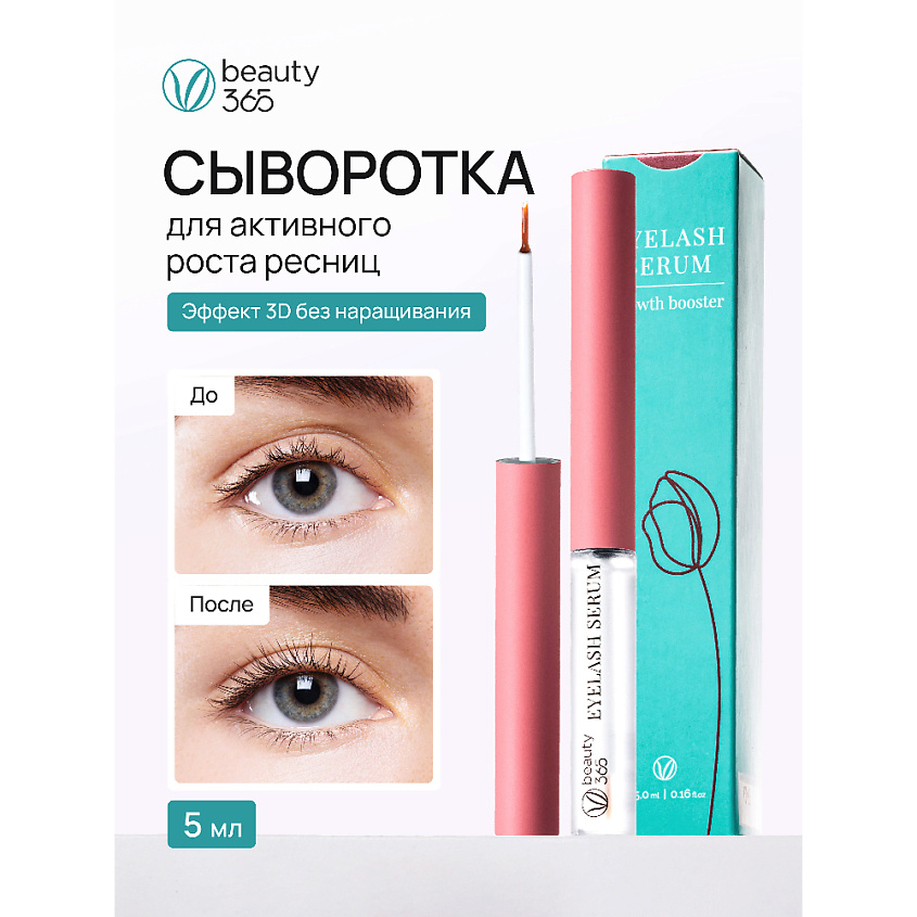 BEAUTY365 Сыворотка для активного роста ресниц EYELASH SERUM – фото 2