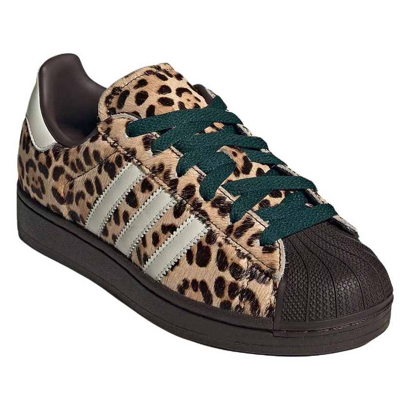 ADIDAS ORIGINAL Кроссовки женские Superstar Wmns 2 'Leopard Dark Brown Ivory' – фото 2