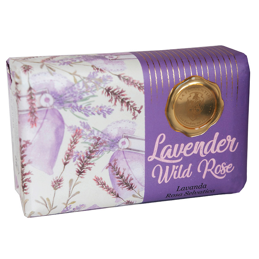LA FLORENTINA Мыло Lavender & Wild Rose. Лаванда и Дикая роза – фото 2