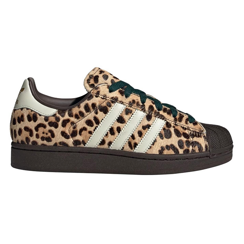 ADIDAS ORIGINAL Кроссовки женские Superstar Wmns 2 'Leopard Dark Brown Ivory' – фото 1