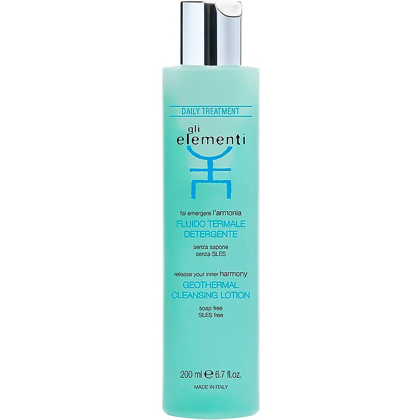 GLI ELEMENTI Лосьон для лица очищающий геотермальный Geothermal Cleansing Lotion – фото 1