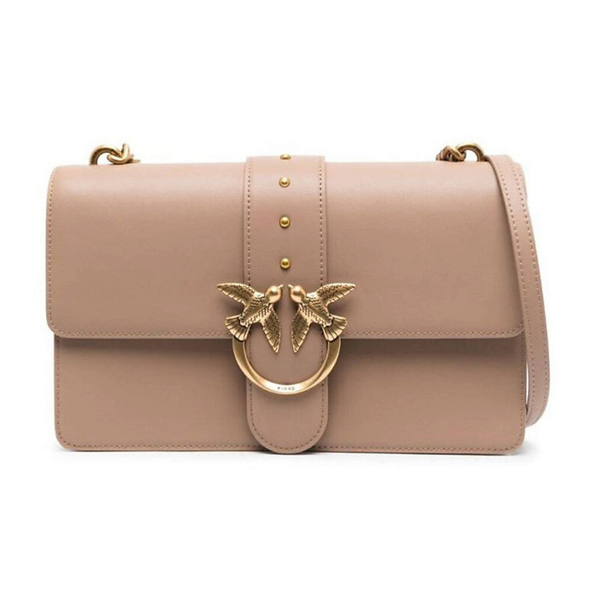 PINKO Сумка Calfskin Crossbody Bag, Shoulder Bag Women's Brown – фото 1