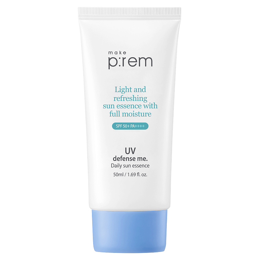 MAKE P:REM Крем-эссенция для лица солнцезащитный UV Defense me SPF 50+ – фото 1