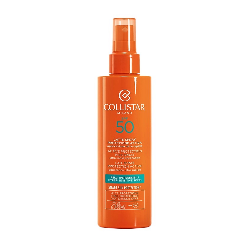COLLISTAR Молочко-спрей с максимальным уровнем защиты SPF50 Active Protection Milk Spray – фото 1