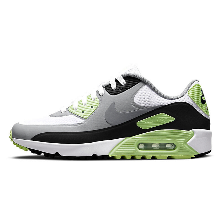 NIKE Кроссовки Air Max 90 Golf White Particle Grey Barely Volt – фото 1