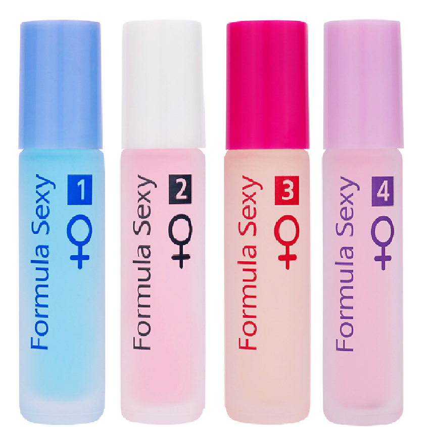 FORMULA SEXY Набор парфюмерных масел для тела с феромонами Формула Секси  №1, №2, №3, №4 – фото 1
