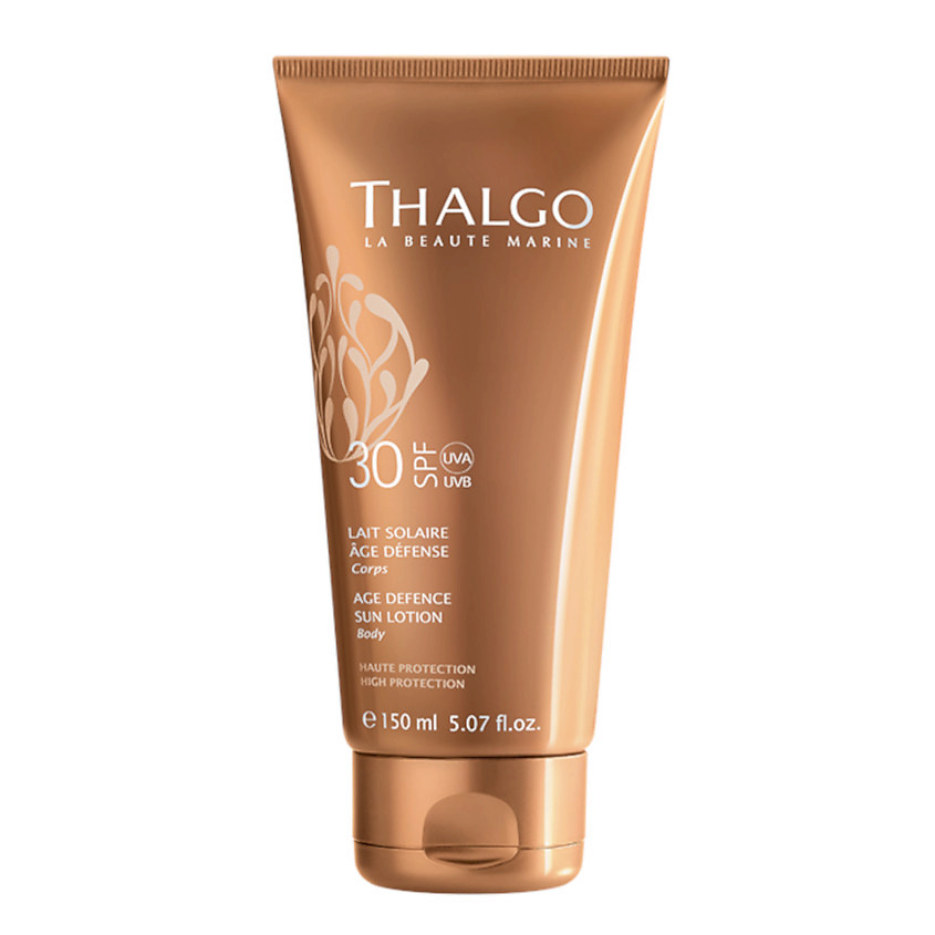 THALGO Антивозрастное солнцезащитное молочко для тела SPF30 Age Defence Sun Lotion – фото 2