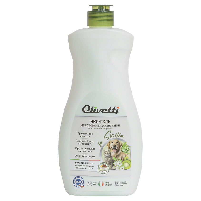 OLIVETTI Olivetti Гель для уборки за домашними животными Киви и весенние цветы – фото 1