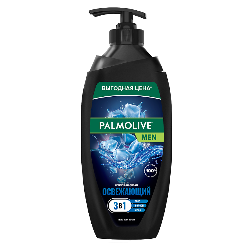 PALMOLIVE Гель для душа FOR MEN 3в1 Северный Океан – фото 1