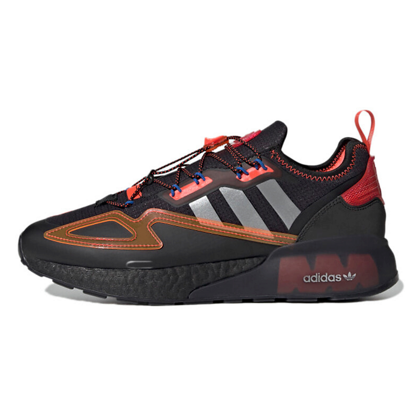ADIDAS ORIGINAL Кроссовки Zx 2K Boost Core Black Solar Red – фото 1