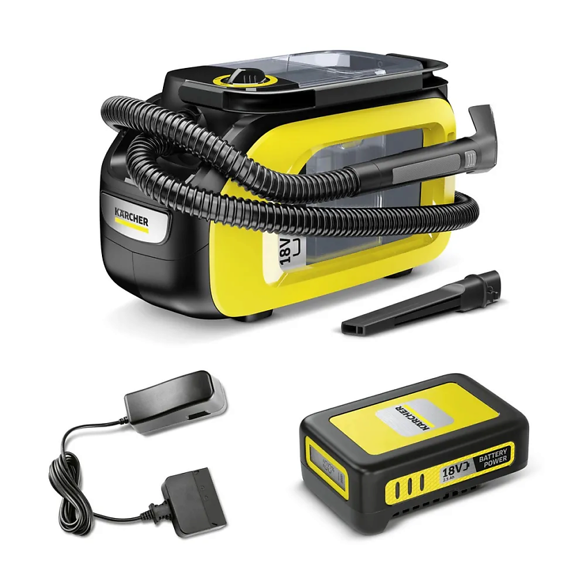 KARCHER Аккумуляторный моющий пылесос SE 3-18 Compact Battery Set 1.081-502.0 – фото 1