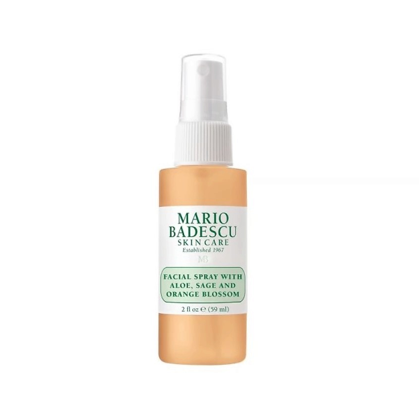 MARIO BADESCU Спрей для лица с экстрактом алоэ шалфеем и экстрактом апельсина Facial Spray With Aloe Sage And Orange Blossom – фото 1