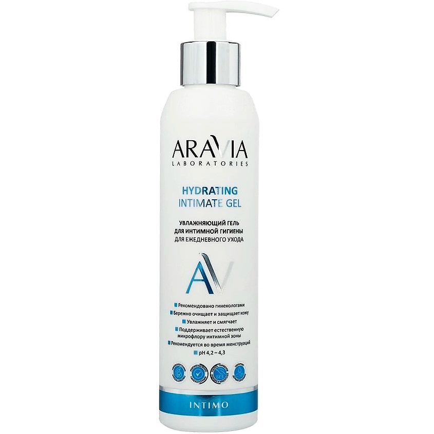 ARAVIA LABORATORIES Гель для интимной гигиены увлажняющий для ежедневного ухода Hydrating Intimate Gel – фото 1