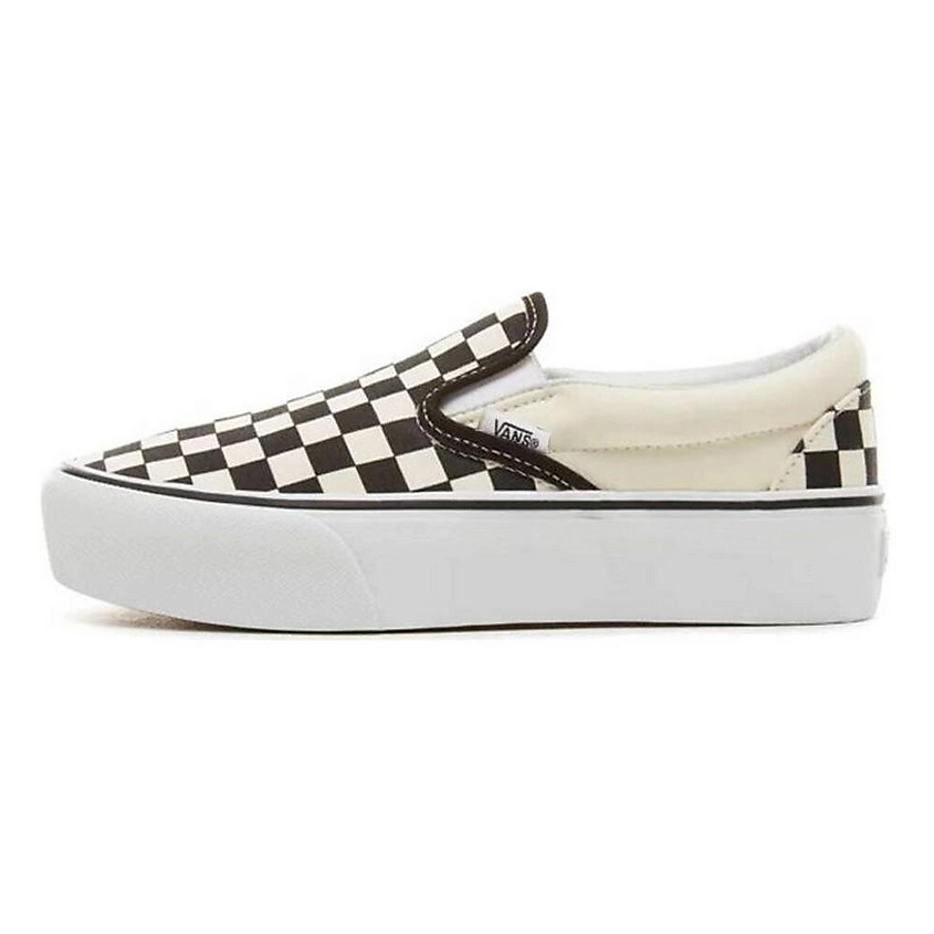 VANS Кроссовки Slip On Classic Platform 'Checker Black White', цвет: Мультиколор, размер: 38,5 – фото 1