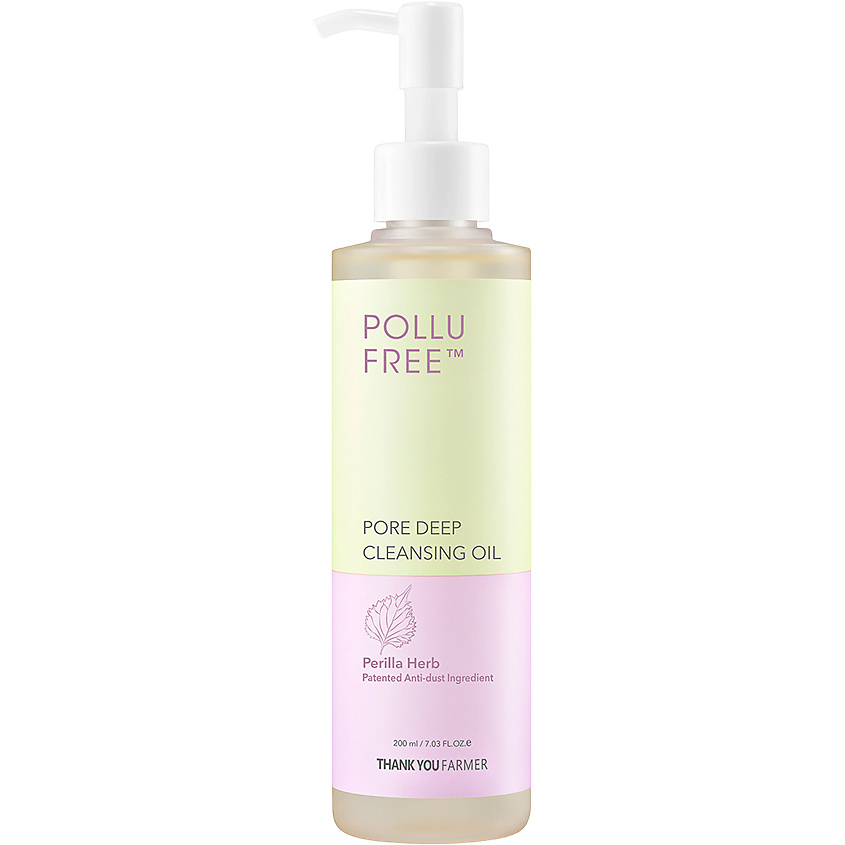 THANK YOU FARMER Масло для умывания очищающее Pollu Free Pore Deer Cleansing Oil – фото 1