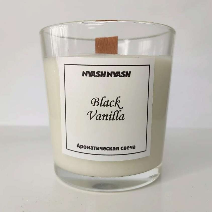 NYASHNYASH Ароматическая свеча  "Black vanilla" – фото 2