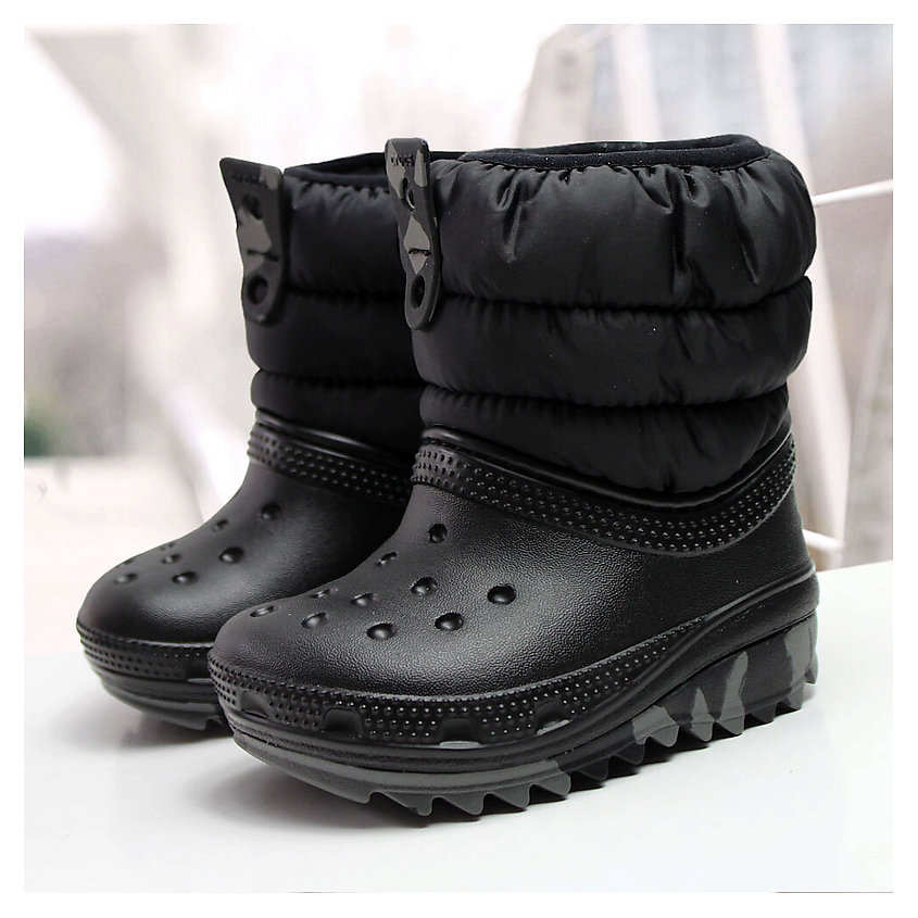 CROCS Сапоги зимние детские Classic Neo Puff Boot K – фото 1