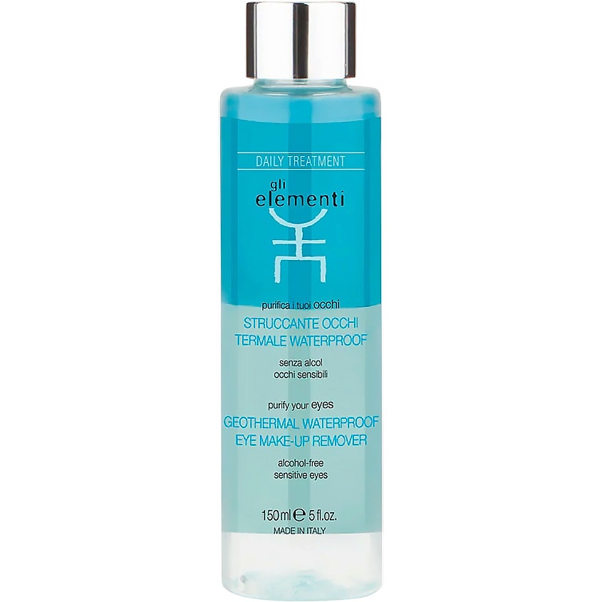 GLI ELEMENTI Средство для снятия водостойкого макияжа С глаз геотермальное Geothermal Waterproof Eye Make-up Remover – фото 1