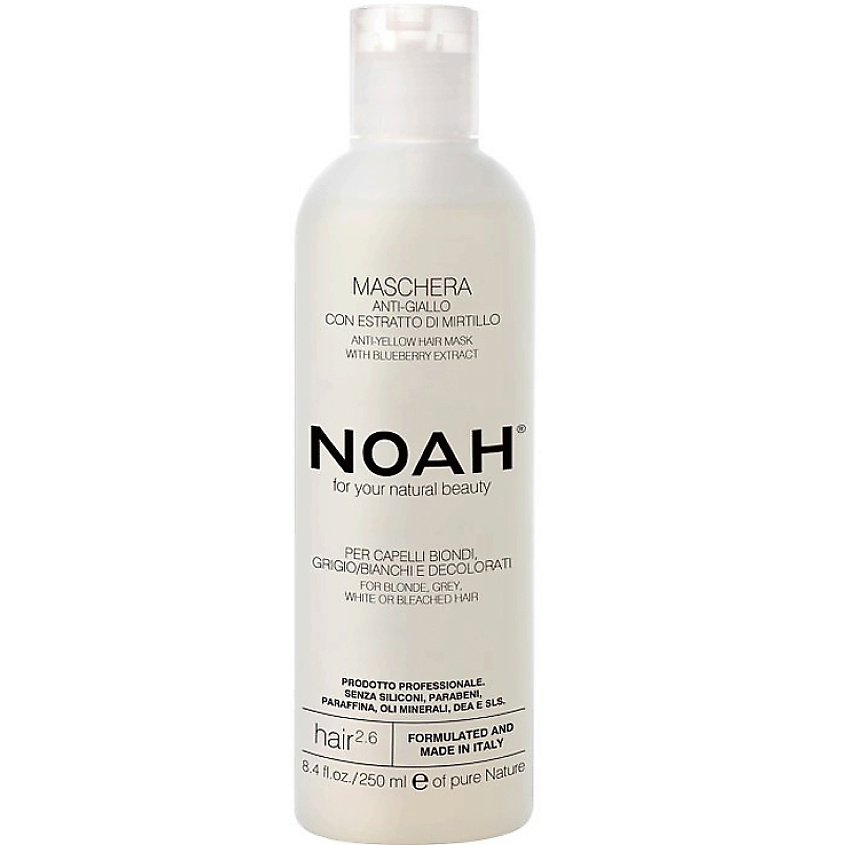 NOAH FOR YOUR NATURAL BEAUTY Маска для волос против желтизны с экстрактом черники – фото 2