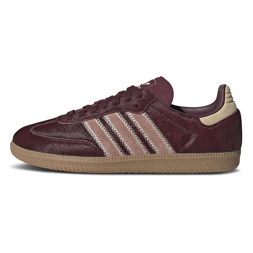 ADIDAS ORIGINAL Кроссовки Samba Og Maroon Sand Strata Pony Women's – фото 1