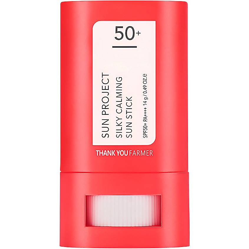 THANK YOU FARMER Стик для лица солнцезащитный успокаивающий SPF 50+ Sun Project Silky Calming Sun Stick – фото 1
