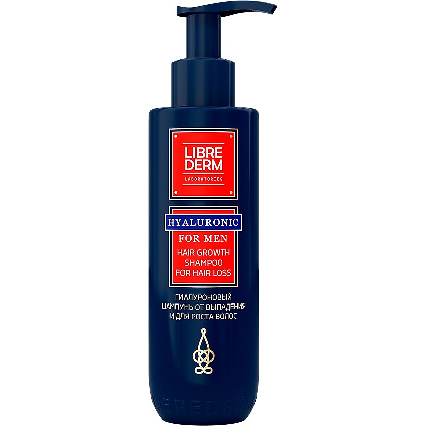 LIBREDERM Шампунь гиалуроновый от выпадения и для роста волос Hyaluronic Hair Growth Shampoo for Hair Loss for Men – фото 1
