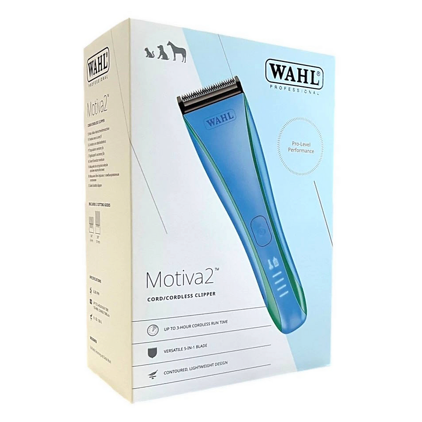 WAHL Машинка для стрижки животных Motiva2 Blue Ivy 3028115 – фото 1