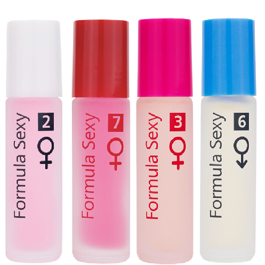 FORMULA SEXY Набор парфюмерных масел для тела с феромонами Формула Секси №2, №7, №3, №6 – фото 1